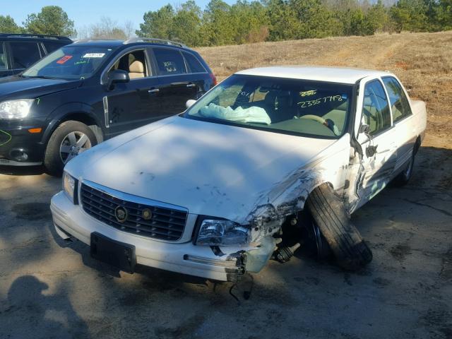 1G6KF5498XU733741 - 1999 CADILLAC DEVILLE CO WHITE photo 2