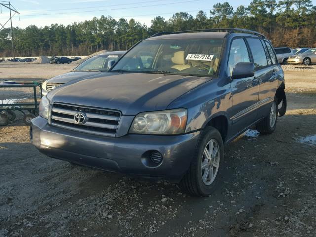 JTEGP21A140039906 - 2004 TOYOTA HIGHLANDER GRAY photo 2