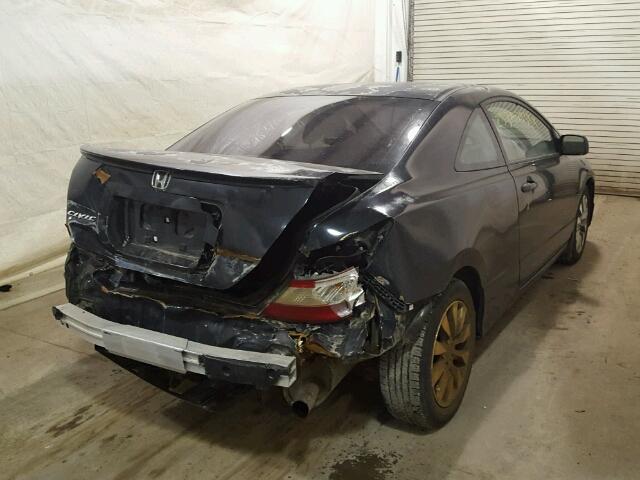 2HGFG12809H513404 - 2009 HONDA CIVIC EX შავი ფოტო 4