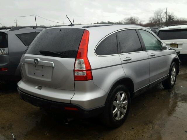 5J6RE48719L032897 - 2009 HONDA CR-V EXL SILVER photo 4