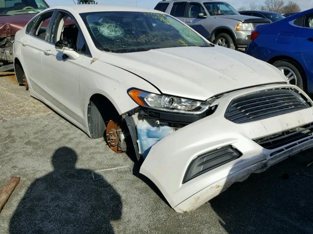 3FA6P0H70DR261728 - 2013 FORD FUSION SE WHITE photo 9