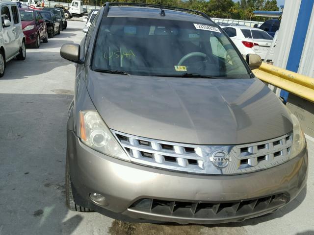 JN8AZ08W13W205402 - 2003 NISSAN MURANO SL GRAY photo 9