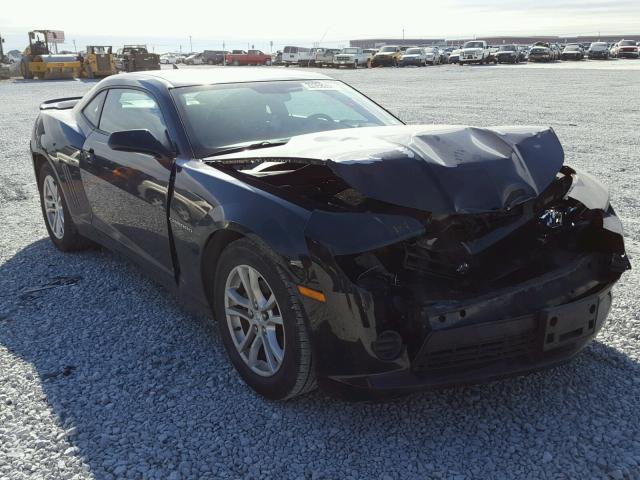 2G1FB1E30F9240265 - 2015 CHEVROLET CAMARO LS BLACK photo 1