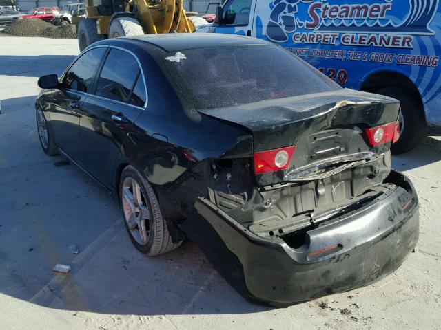 JH4CL96954C010170 - 2004 ACURA TSX BLACK photo 3