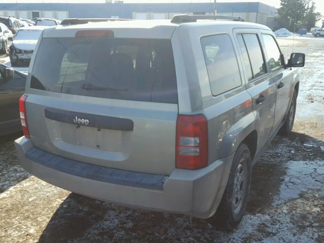 1J4FT28B69D114023 - 2009 JEEP PATRIOT SP TAN photo 4