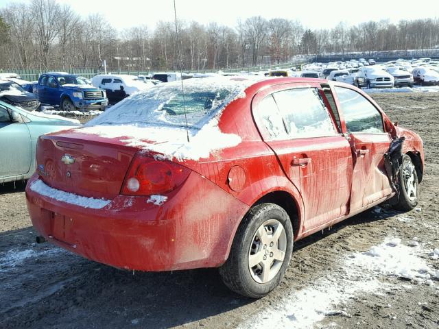 1G1AL58FX87109157 - 2008 CHEVROLET COBALT LT RED photo 4