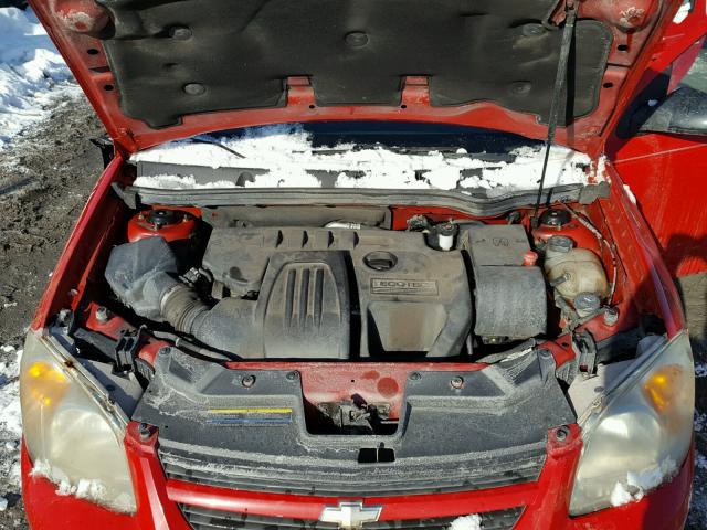 1G1AL58FX87109157 - 2008 CHEVROLET COBALT LT RED photo 7