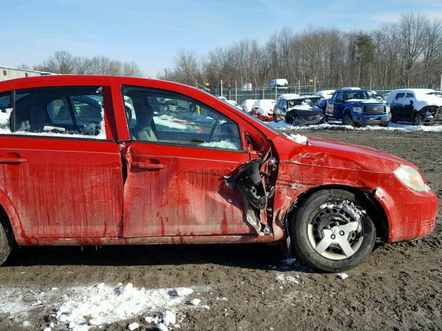 1G1AL58FX87109157 - 2008 CHEVROLET COBALT LT RED photo 9