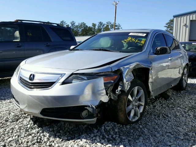 19UUA8F29CA028904 - 2012 ACURA TL SILVER photo 2