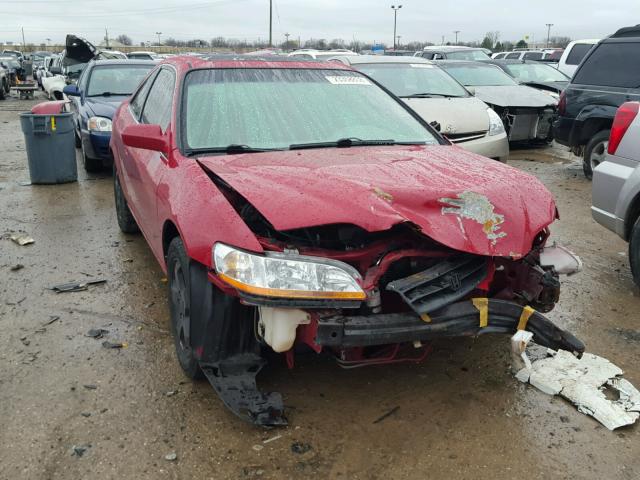 1HGCG2254WA027977 - 1998 HONDA ACCORD EX RED photo 1