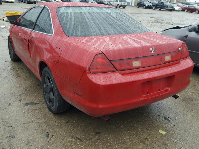 1HGCG2254WA027977 - 1998 HONDA ACCORD EX RED photo 3