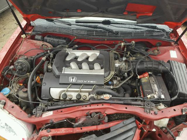 1HGCG2254WA027977 - 1998 HONDA ACCORD EX RED photo 7