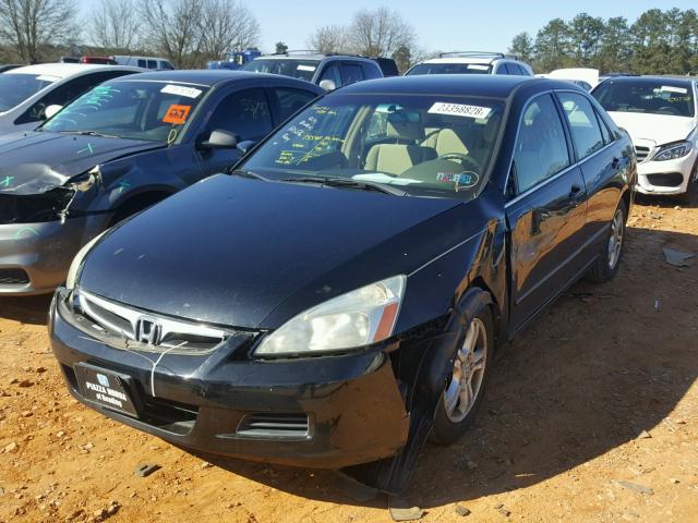 1HGCM56356A125516 - 2006 HONDA ACCORD SE BLACK photo 2