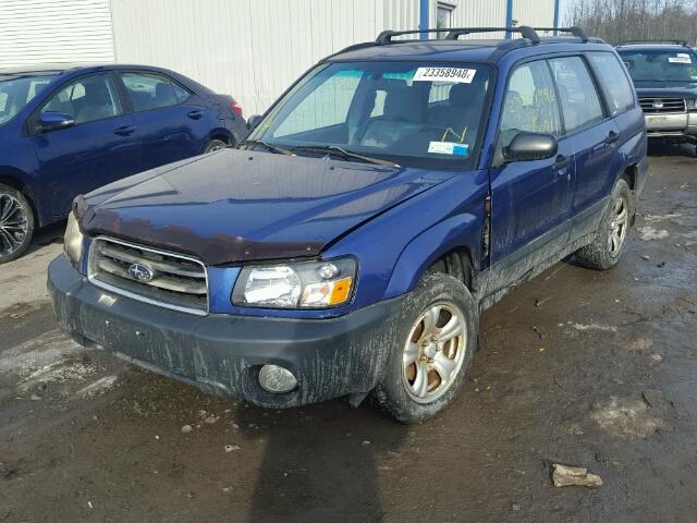 JF1SG63673G755820 - 2003 SUBARU FORESTER 2 BLUE photo 2