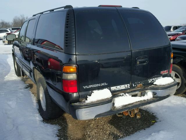 1GKFK16Z64J228587 - 2004 GMC YUKON XL K BLACK photo 3