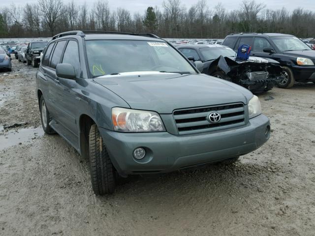 JTEDP21AX50084766 - 2005 TOYOTA HIGHLANDER GREEN photo 1