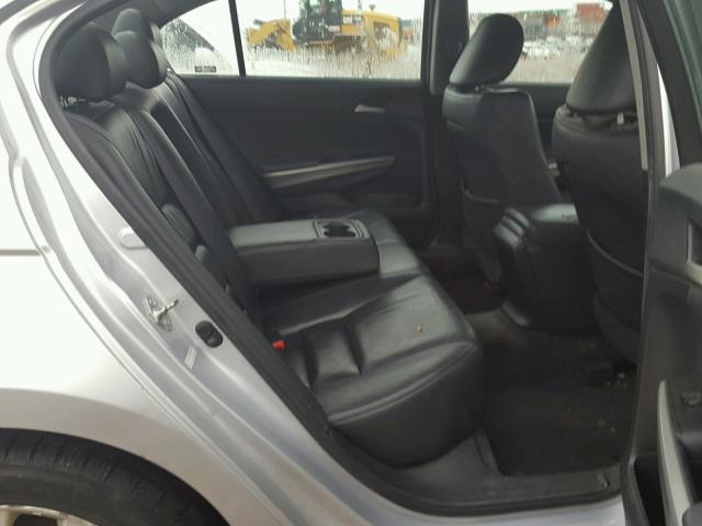 1HGCP36819A012027 - 2009 HONDA ACCORD EXL GRAY photo 6