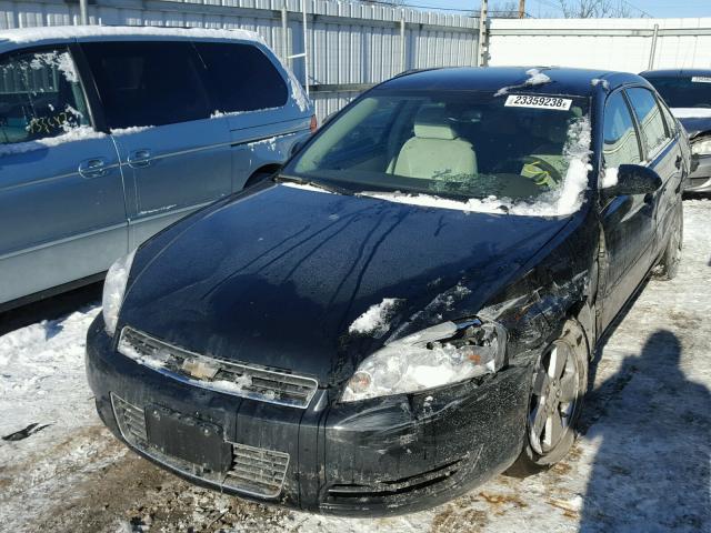 2G1WT58K879341336 - 2007 CHEVROLET IMPALA LT BLACK photo 2