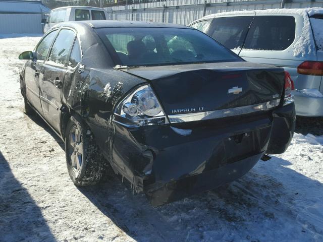 2G1WT58K879341336 - 2007 CHEVROLET IMPALA LT BLACK photo 3