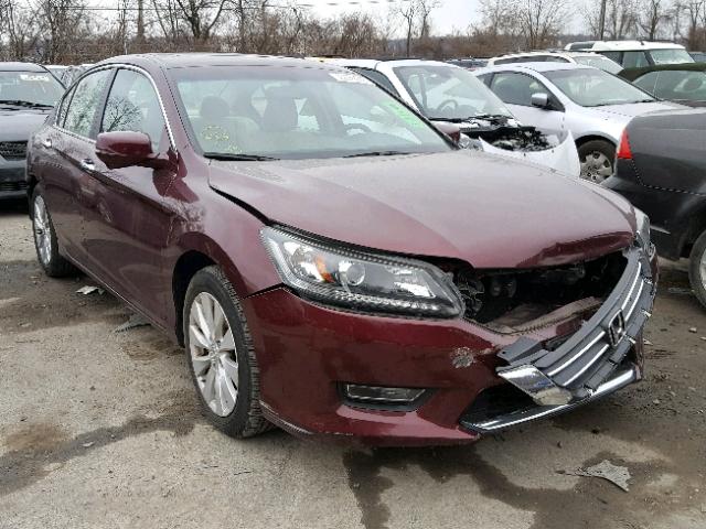 1HGCR2F75DA163909 - 2013 HONDA ACCORD EX RED photo 1