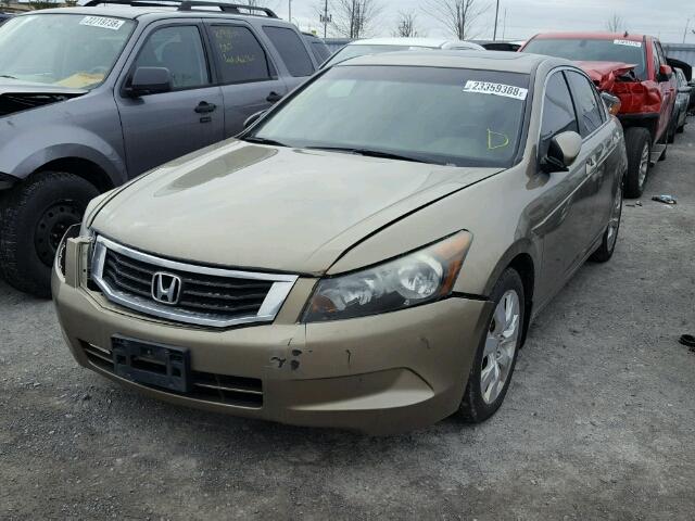 1HGCP267X8A813233 - 2008 HONDA ACCORD EX BEIGE photo 2