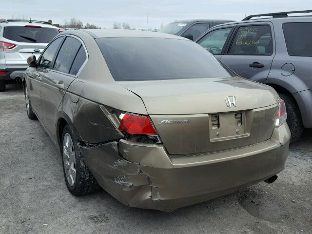 1HGCP267X8A813233 - 2008 HONDA ACCORD EX BEIGE photo 3