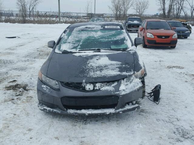 2HGFG3B44CH008692 - 2012 HONDA CIVIC LX CHARCOAL photo 9