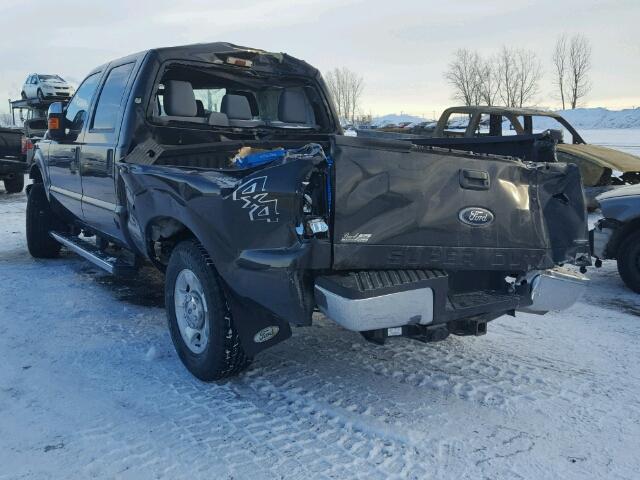 1FT7W2B64BEA44163 - 2011 FORD F250 SUPER BLACK photo 3