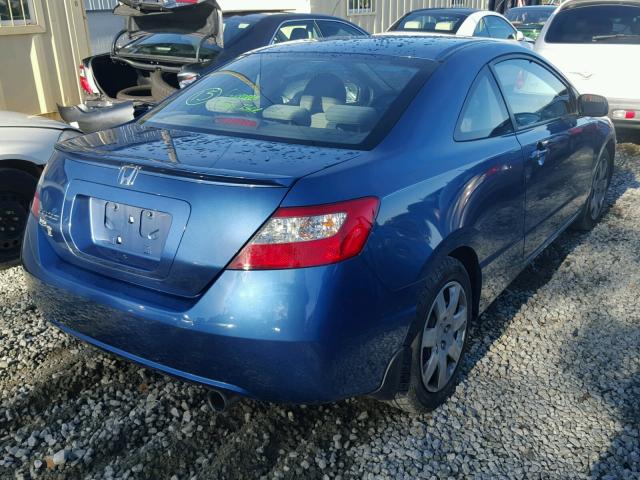 2HGFG1B80AH508031 - 2010 HONDA CIVIC EX BLUE photo 4