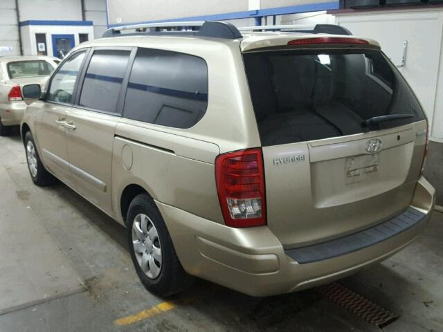 KNDMC233676042870 - 2007 HYUNDAI ENTOURAGE GOLD photo 3