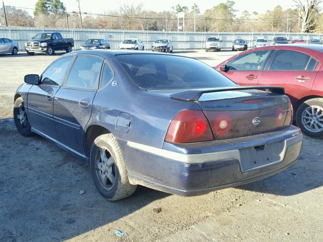 2G1WH55K229235477 - 2002 CHEVROLET IMPALA LS BLUE photo 3