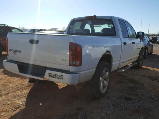 1D7HA18D64S604620 - 2004 DODGE RAM 1500 S WHITE photo 4