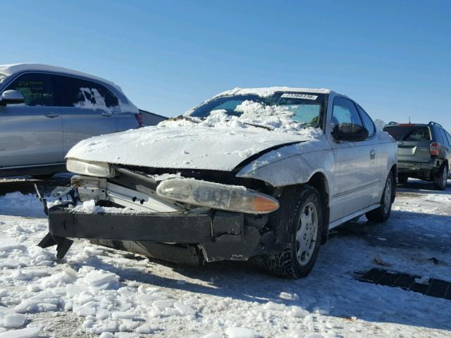 1G3NK12T51C278938 - 2001 OLDSMOBILE ALERO GX WHITE photo 2