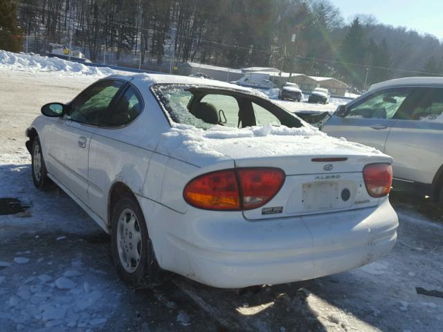 1G3NK12T51C278938 - 2001 OLDSMOBILE ALERO GX WHITE photo 3