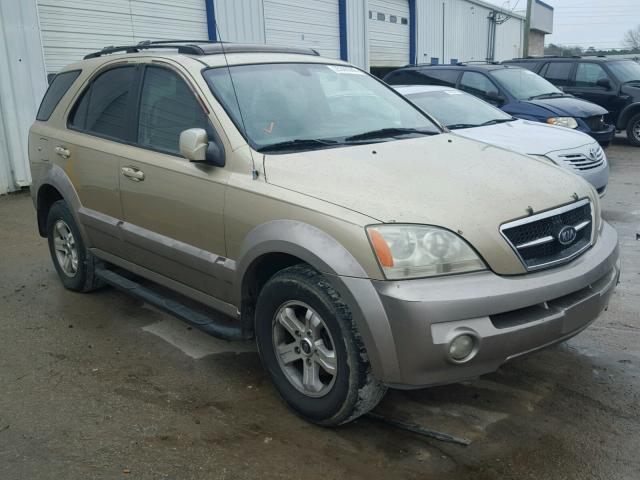 KNDJD733035126454 - 2003 KIA SORENTO EX GOLD photo 1