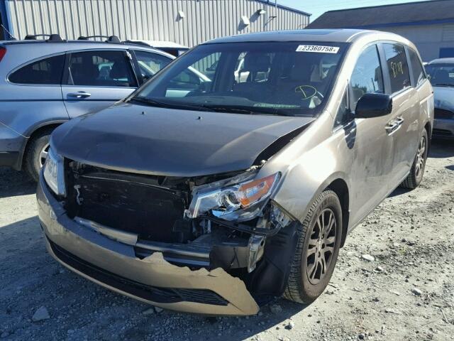 5FNRL5H67CB082450 - 2012 HONDA ODYSSEY EX GOLD photo 2