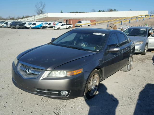 19UUA66258A016003 - 2008 ACURA TL CHARCOAL photo 2