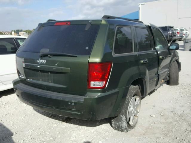 1J8GR48KX7C513078 - 2007 JEEP GRAND CHER GREEN photo 4