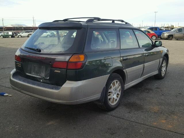 4S3BH806817667072 - 2001 SUBARU LEGACY OUT GREEN photo 4