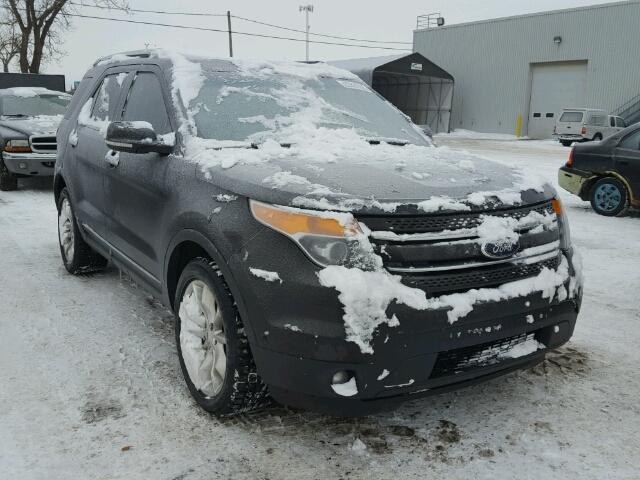 1FM5K8F85DGA68945 - 2013 FORD EXPLORER L BLACK photo 1