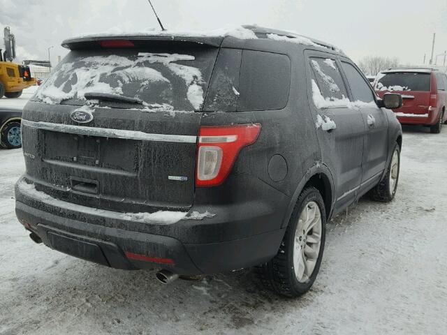 1FM5K8F85DGA68945 - 2013 FORD EXPLORER L BLACK photo 4