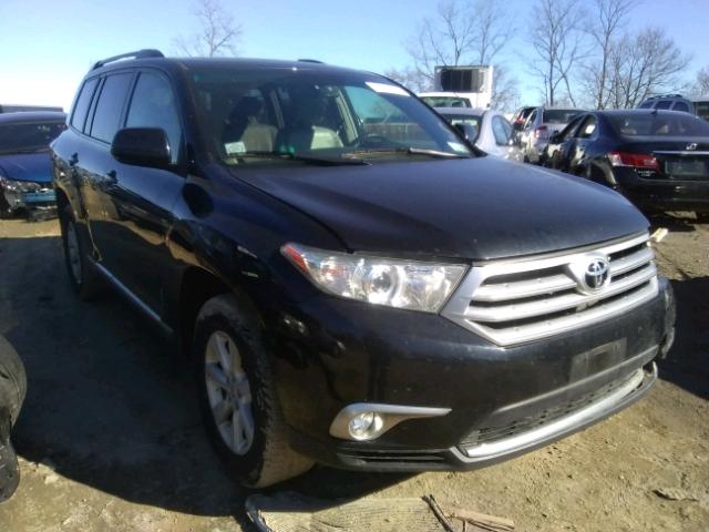 5TDBK3EH4CS151119 - 2012 TOYOTA HIGHLANDER BLACK photo 1