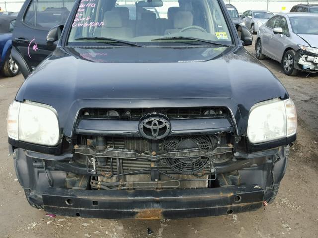 5TDBT44A17S292341 - 2007 TOYOTA SEQUOIA SR BLACK photo 7