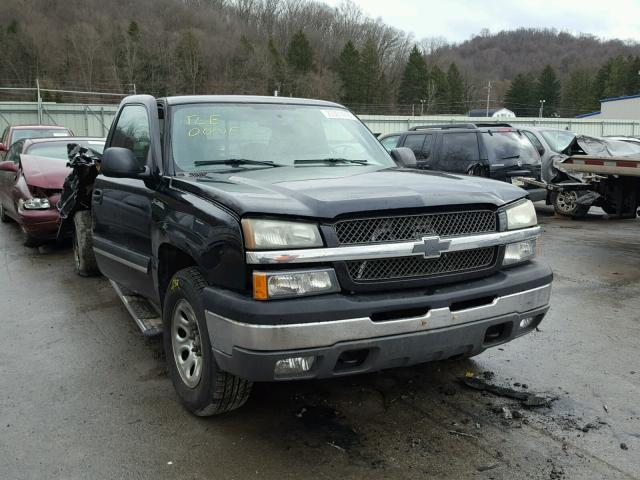 1GCEK19B25Z349478 - 2005 CHEVROLET SILVERADO BLACK photo 1