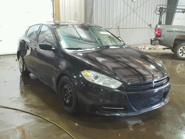 1C3CDFAA8GD516576 - 2016 DODGE DART SE BLACK photo 1