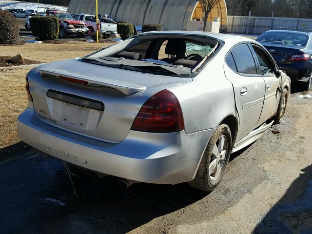 2G2WP582571149306 - 2007 PONTIAC GRAND PRIX SILVER photo 4