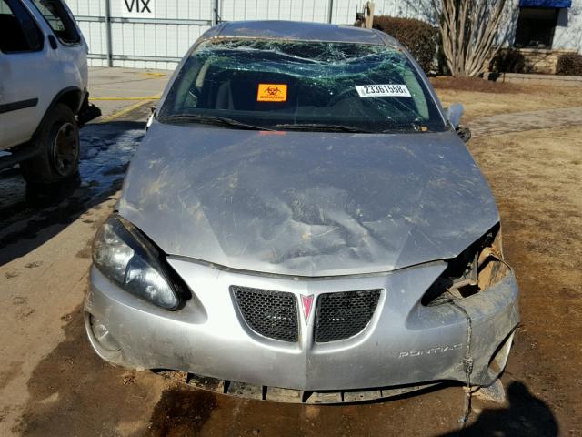 2G2WP582571149306 - 2007 PONTIAC GRAND PRIX SILVER photo 9