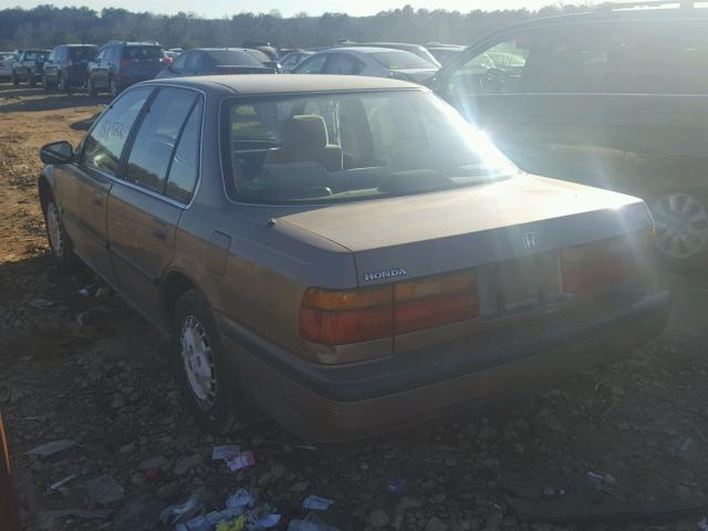 1HGCB7657MA059700 - 1991 HONDA ACCORD LX BROWN photo 3