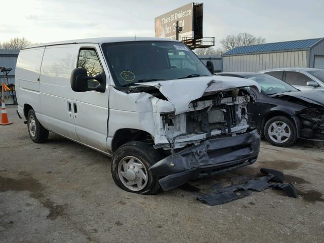 1FTNE1EWXCDB34327 - 2012 FORD ECONOLINE WHITE photo 1