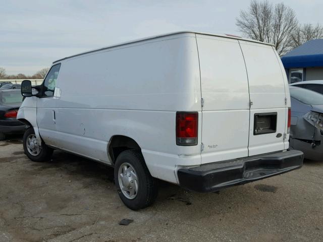 1FTNE1EWXCDB34327 - 2012 FORD ECONOLINE WHITE photo 3